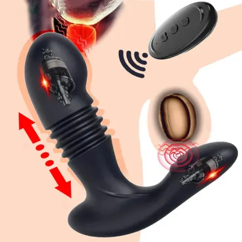 pornhint Pornhint Automatic Thrusting Dildo Vibrator Anal Butt Plug Sex Toy Male Prostate Massage
