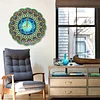 DIY Diamond Painting Luminous Mandala Diamond Painting Wall Clock Kit