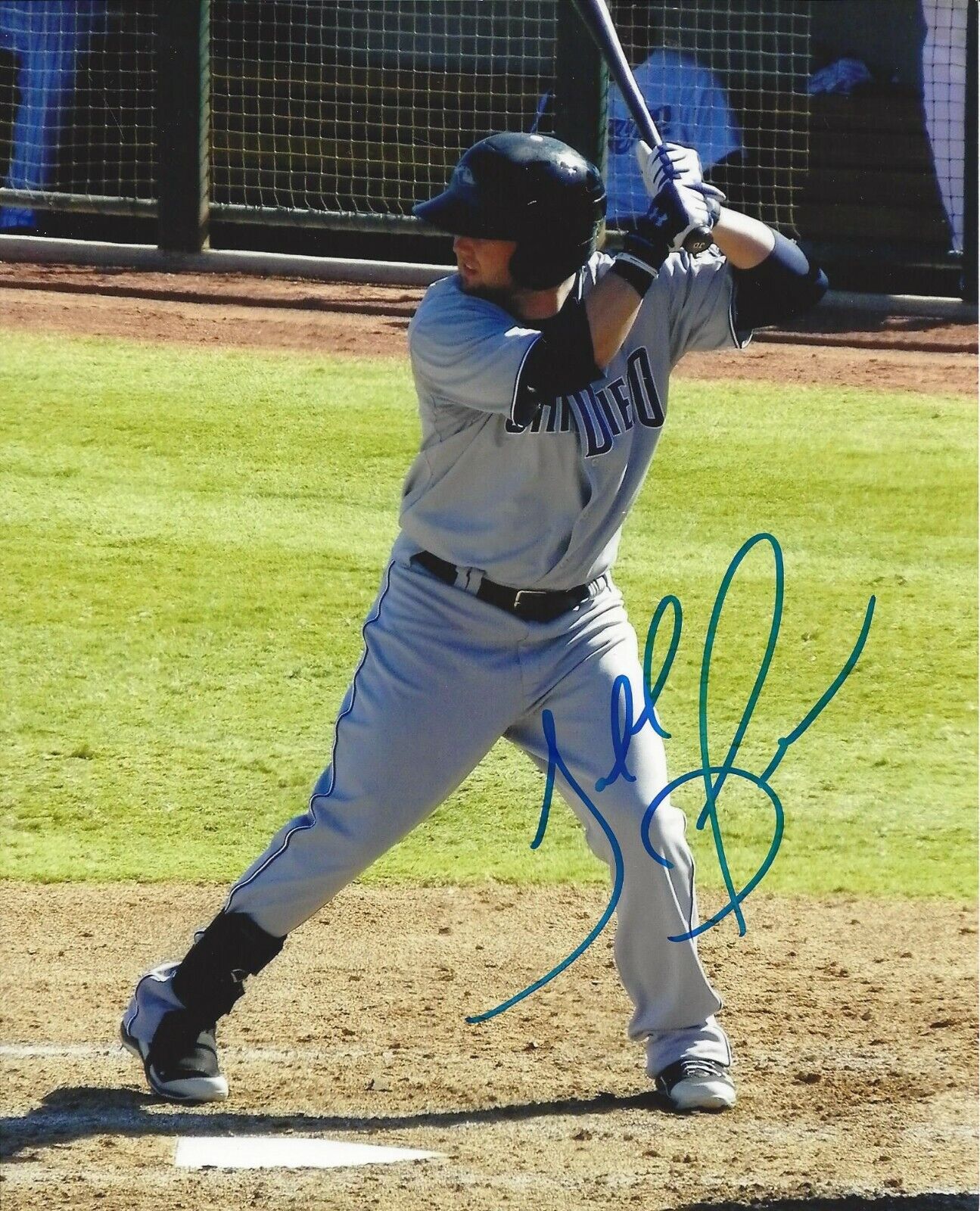 Jaff Decker Autographed 8x10 San Diego Padres#S757