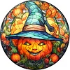 Halloween - 18CT Stamped Cross Stitch 25*25cm/9.84*9.84in