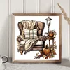 >SALE<5D DIY Full Round Drill Diamond Painting Pumpkin Sofa Decor Art Craft 30x30cm