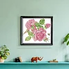 Pink Rose-14CT Stamped Cross Stitch 30*27cm/11.81*10.63in