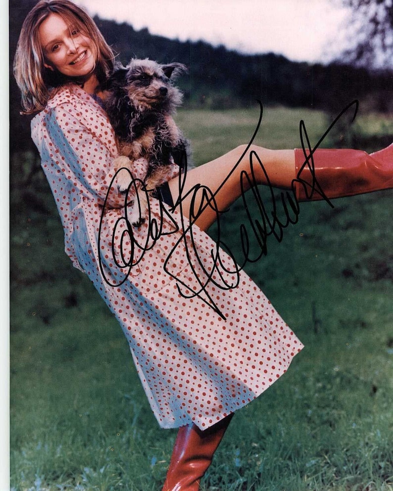 Calista Flockhart Signed Autographed Glossy 8x10 Photo Poster painting - COA Matching Holograms