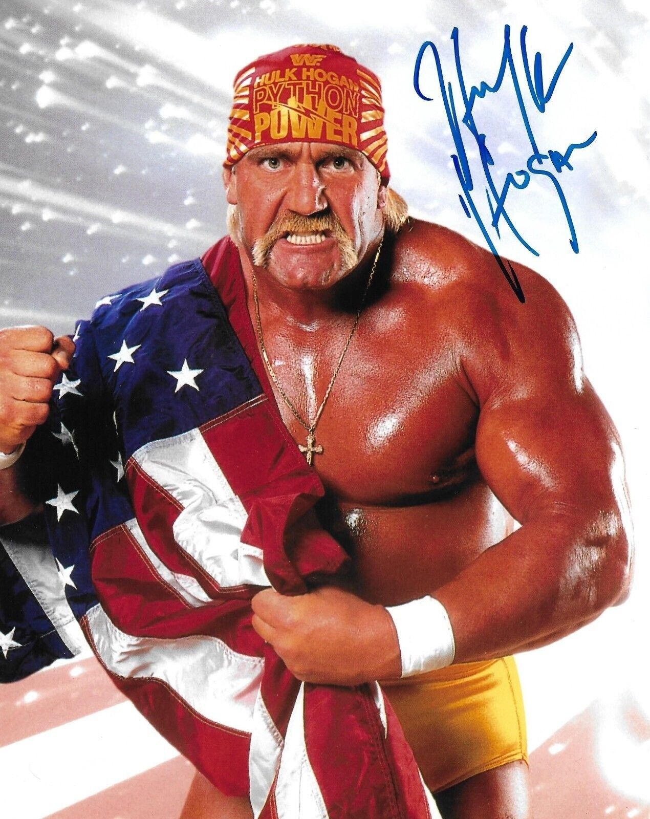 Hulk Hogan ( WWF WWE ) Autographed Signed 8x10 Photo Poster painting REPRINT