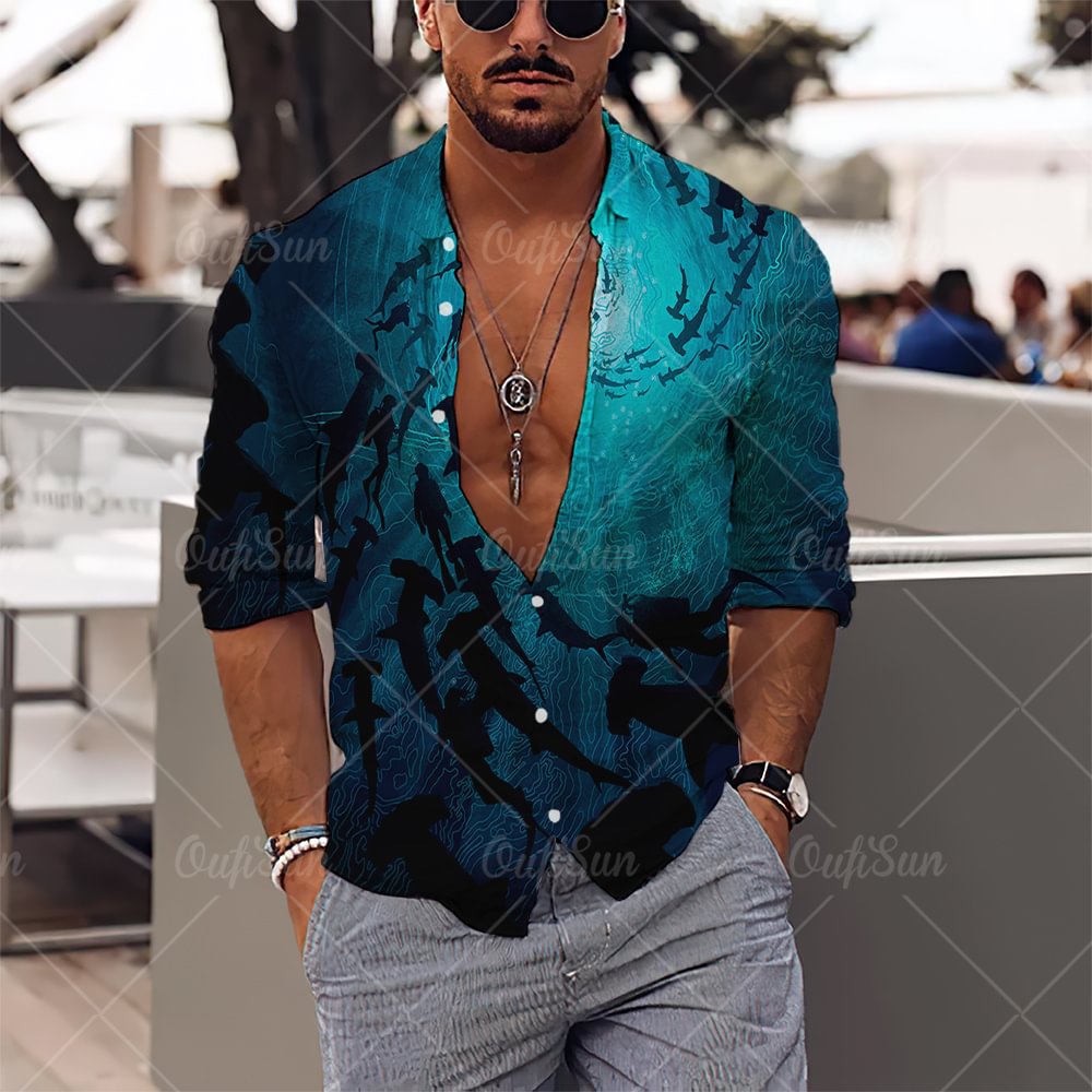Outdoor Casual Long Sleeve Shirt |Fashion Men's Shirt