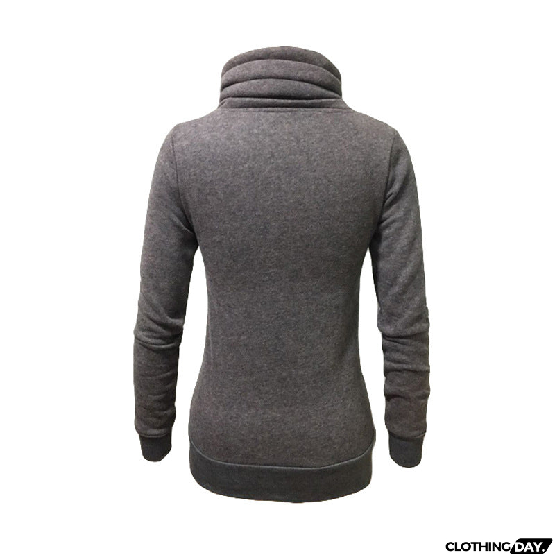 Long-Sleeved Sports Cardigan Zipper Sweater Jacket