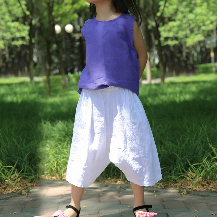 Linen Pants For Kid-ChouChouHome