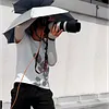 Hands-Free Head Mounted Umbrella Hat for Outdoor Photographers