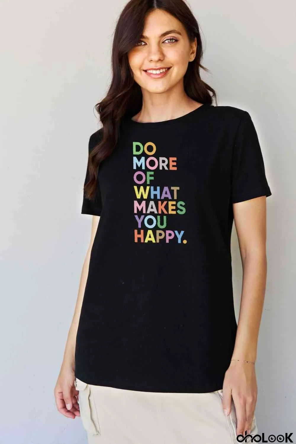 Simply Love Full Size Slogan Graphic T-Shirt