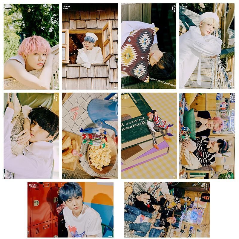 TXT 16 Sheets Season's Greeting Card Stickers