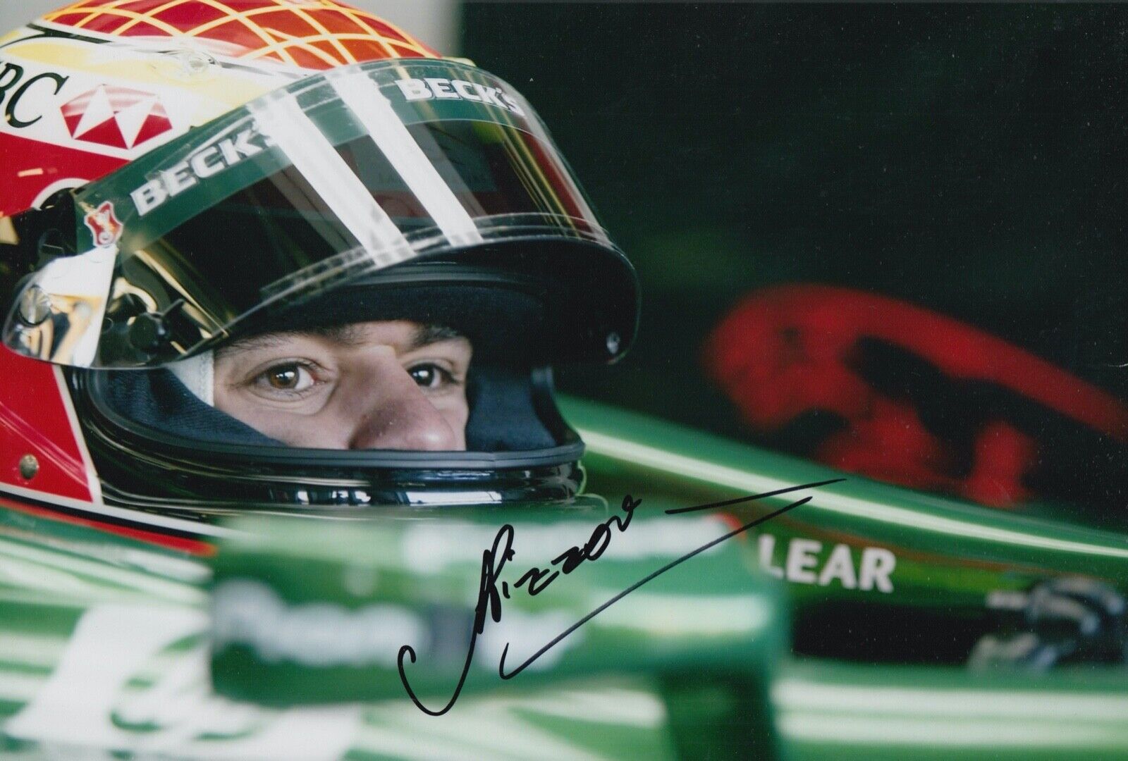 Antonio Pizzonia Hand Signed 12x8 Photo Poster painting F1 Autograph Jaguar Racing