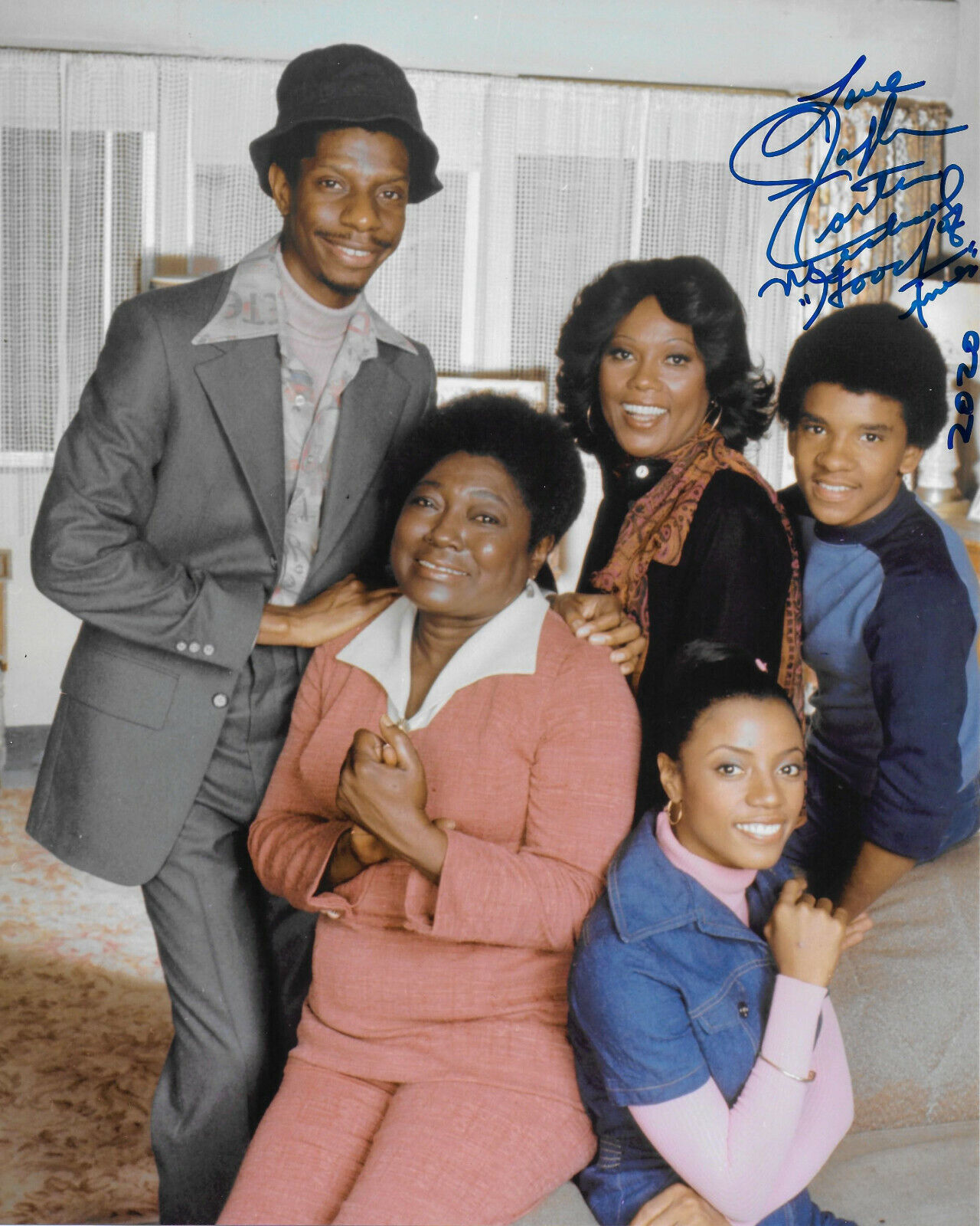 Ralph Carter Good Times Original Autographed 8X10 Photo Poster painting #5