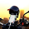 Small Helmet Rider Sunshade Rainproof Motorcycle Mobile Phone Helmets Holder Hat