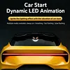 Demon Eye LED Car Window Warning Light Solar Panel Breathing Lamp
