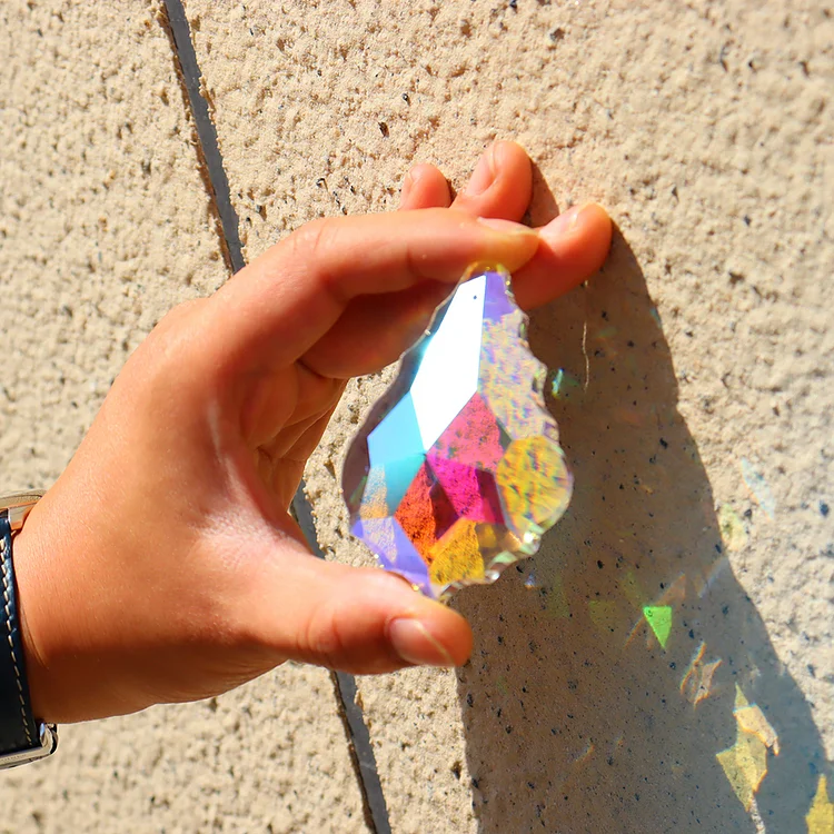 Crystals Prism Rainbow Maker Hanging Light Catcher Pendant Craft Decor (I)