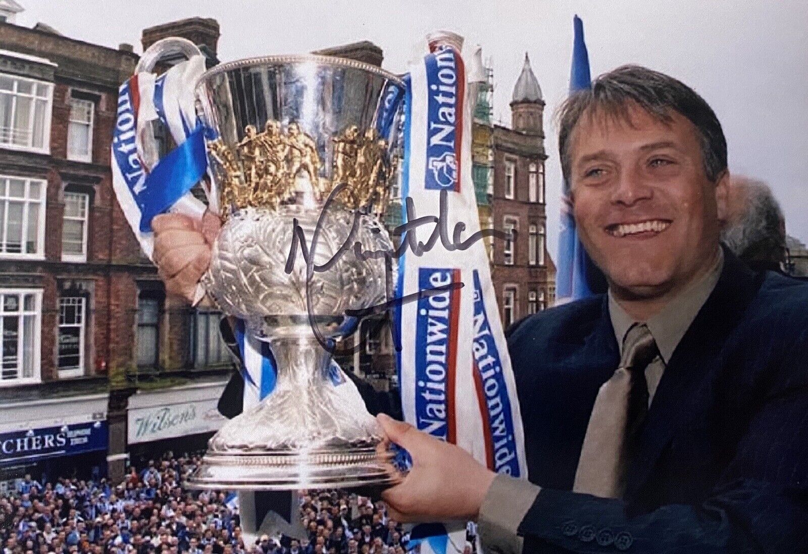 Micky Adams Genuine Hand Brighton & Hove Albion 6X4 Photo Poster painting