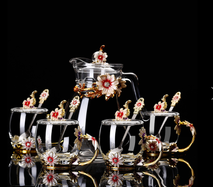 Enamel Water Glass Crystal Heat-Resistant Glass