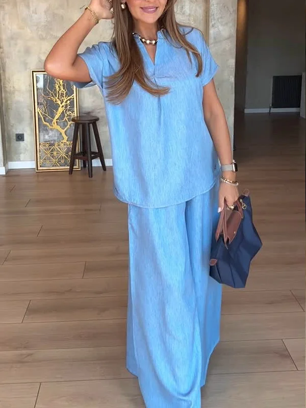 CLEARANCE🔥 Loose Linen Casual Set