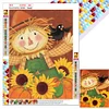 5D diy volle quadratische bohrer diamant malerei sonnenblume vogelscheuche kit wohnkultur