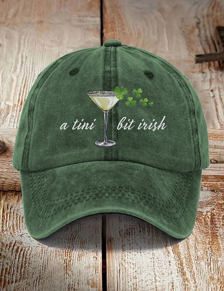 A Tini Bit Irish St. Patrick's Day Baseball Cap