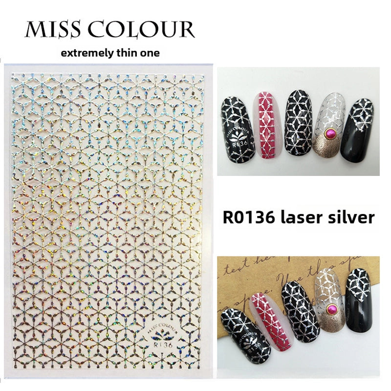 3D Star Moon Nail Stickers Phototherapy Nail Art Supplies Star Moon Nail Art Stickers R207 Nail Art Constellation Metal Jewelry