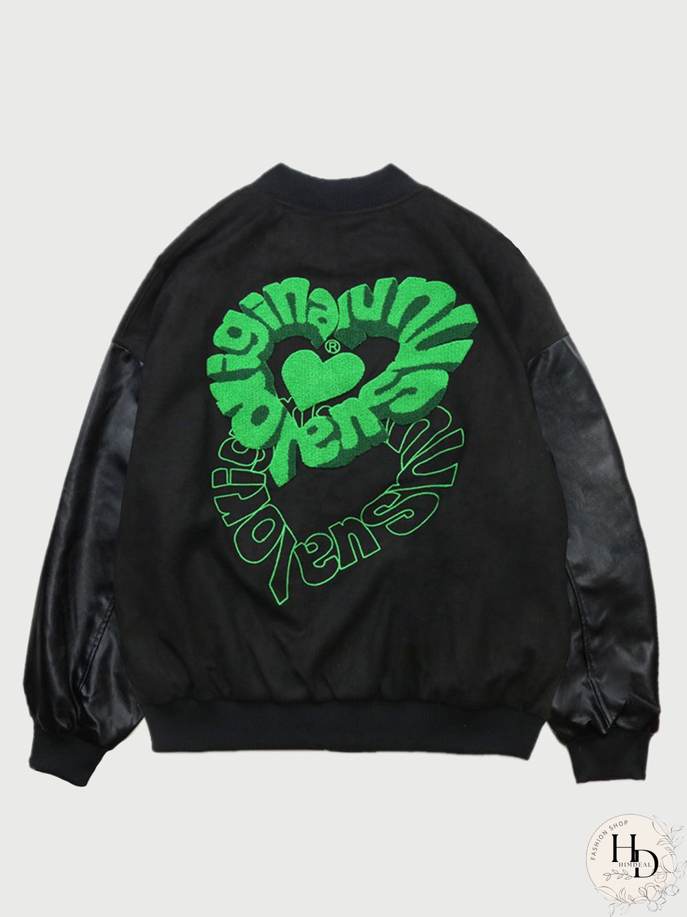 Heart Letter Embroidered Jacket