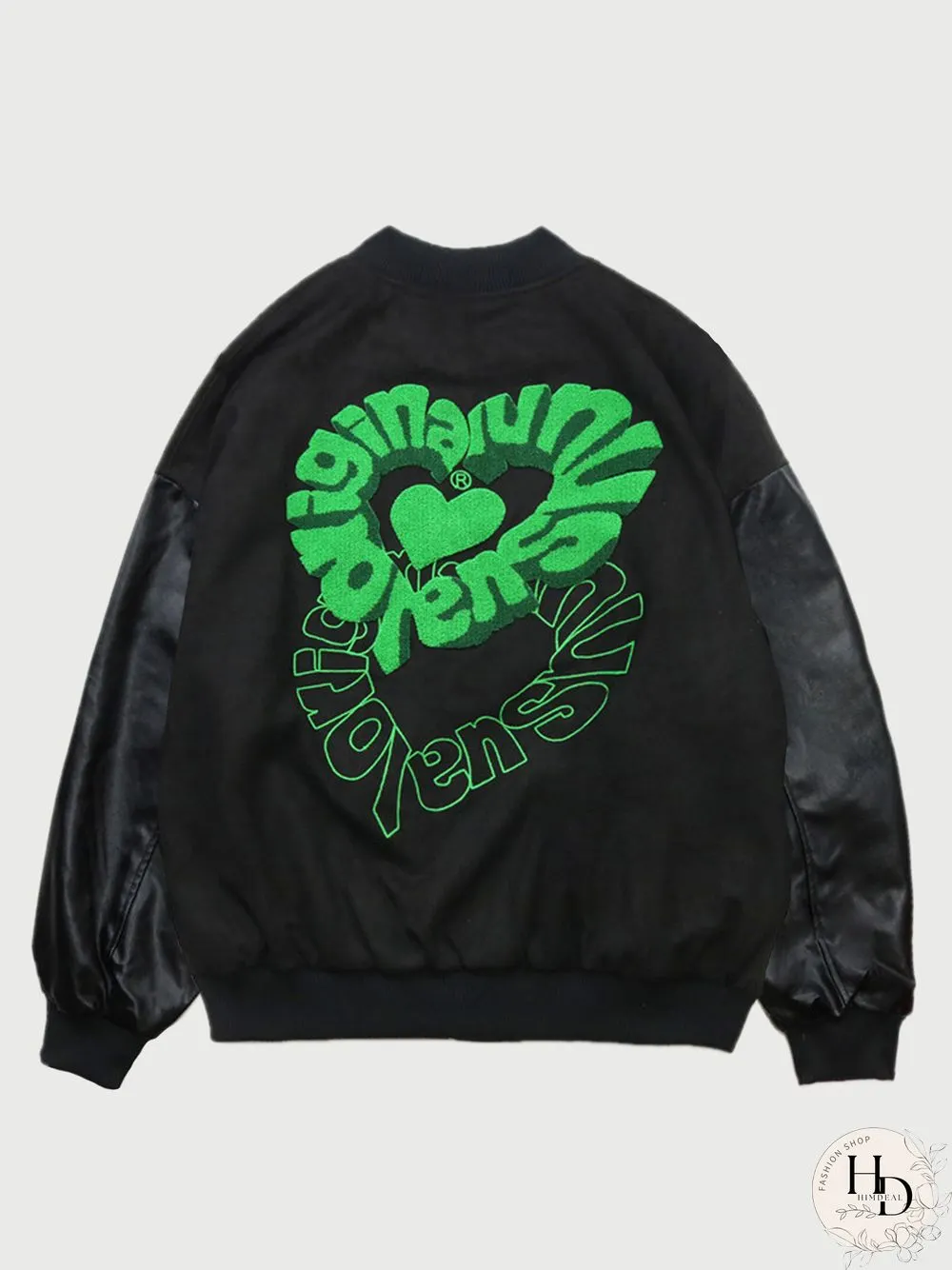 Heart Letter Embroidered Jacket