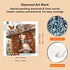 Dame en haut-de-forme-peinture diamant sp&eacute;ciale partielle, 30 x 30 cm / 11,8 x 11,8 pouces