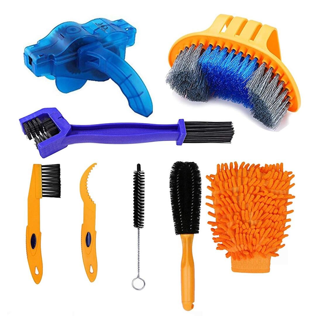 Bicycle Chain Cleaning Tool Kit (8PCS