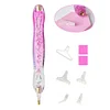DIY Diamond Painting Stift Diamond Art Stift Diamond Painting Werkzeuge (8 Stück rosa)