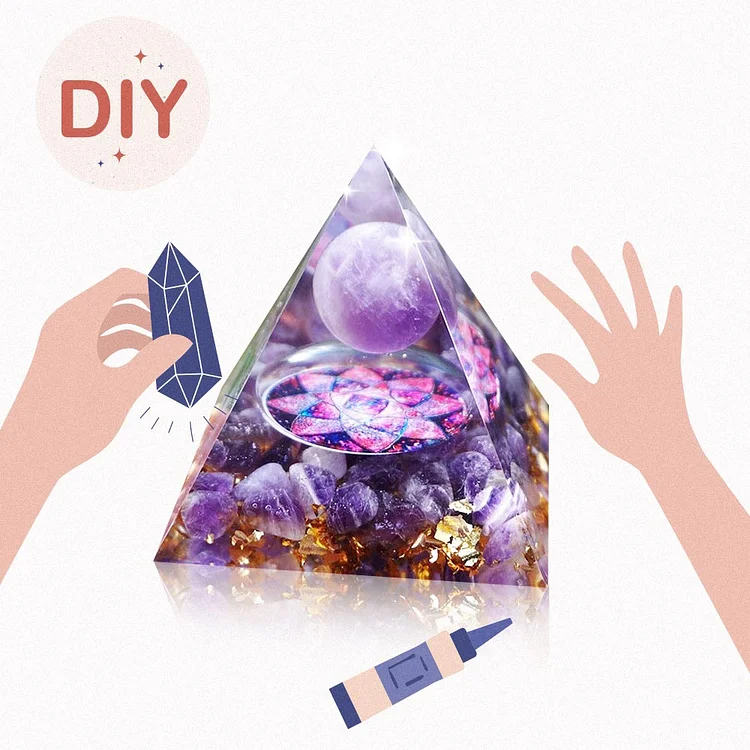 olivenorma DIY🌟: Peace-of-mind Guardian Orgone Pyramid (Material package)