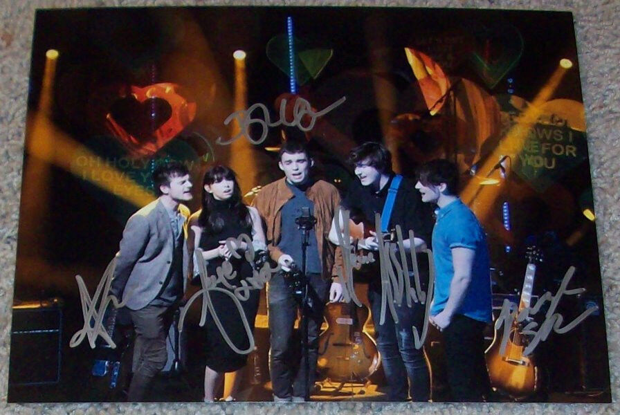 LITTLE GREEN CARS SIGNED 8x10 Photo Poster painting D STEVIE APPLEBY +4 AUTOGRAPH ABSOLUTE ZERO