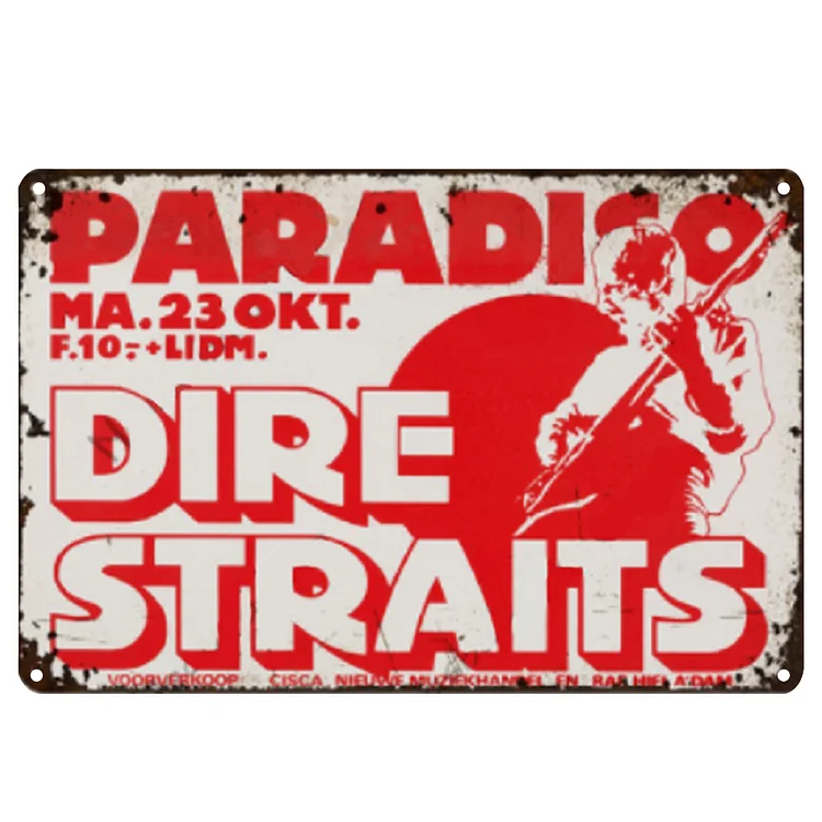 Dire Straits - Vintage Tin Signs/Wooden Signs 8*12Inch/12*16Inch