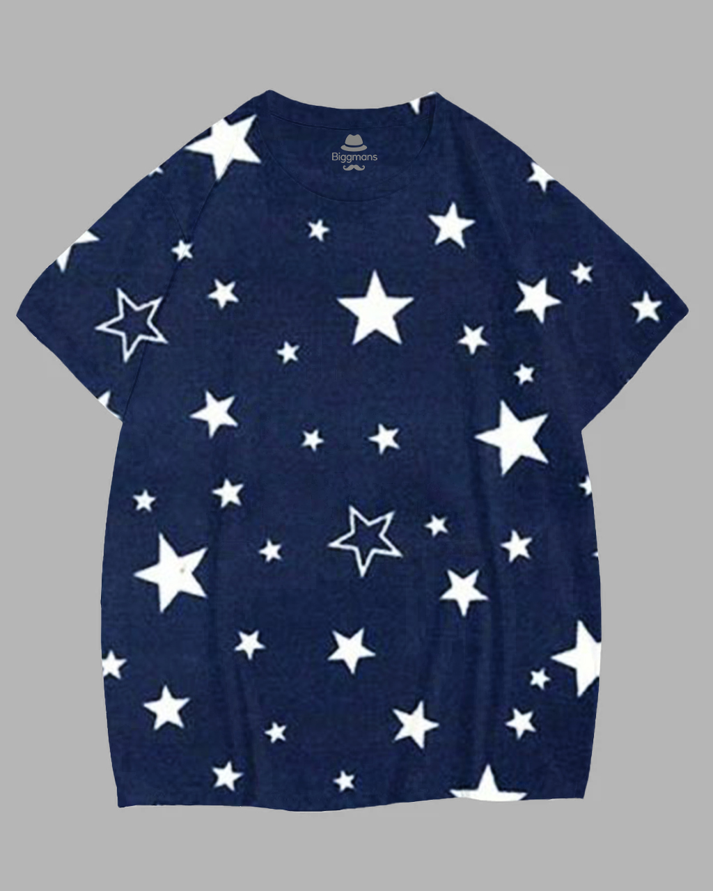 Men's Plus Size Independence Day Star Striped Print T-Shirt Trousers Suit