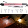 7 in 1 Luminous USB Rechargeable Lighting Diamond Drawing Drill Pen Set
