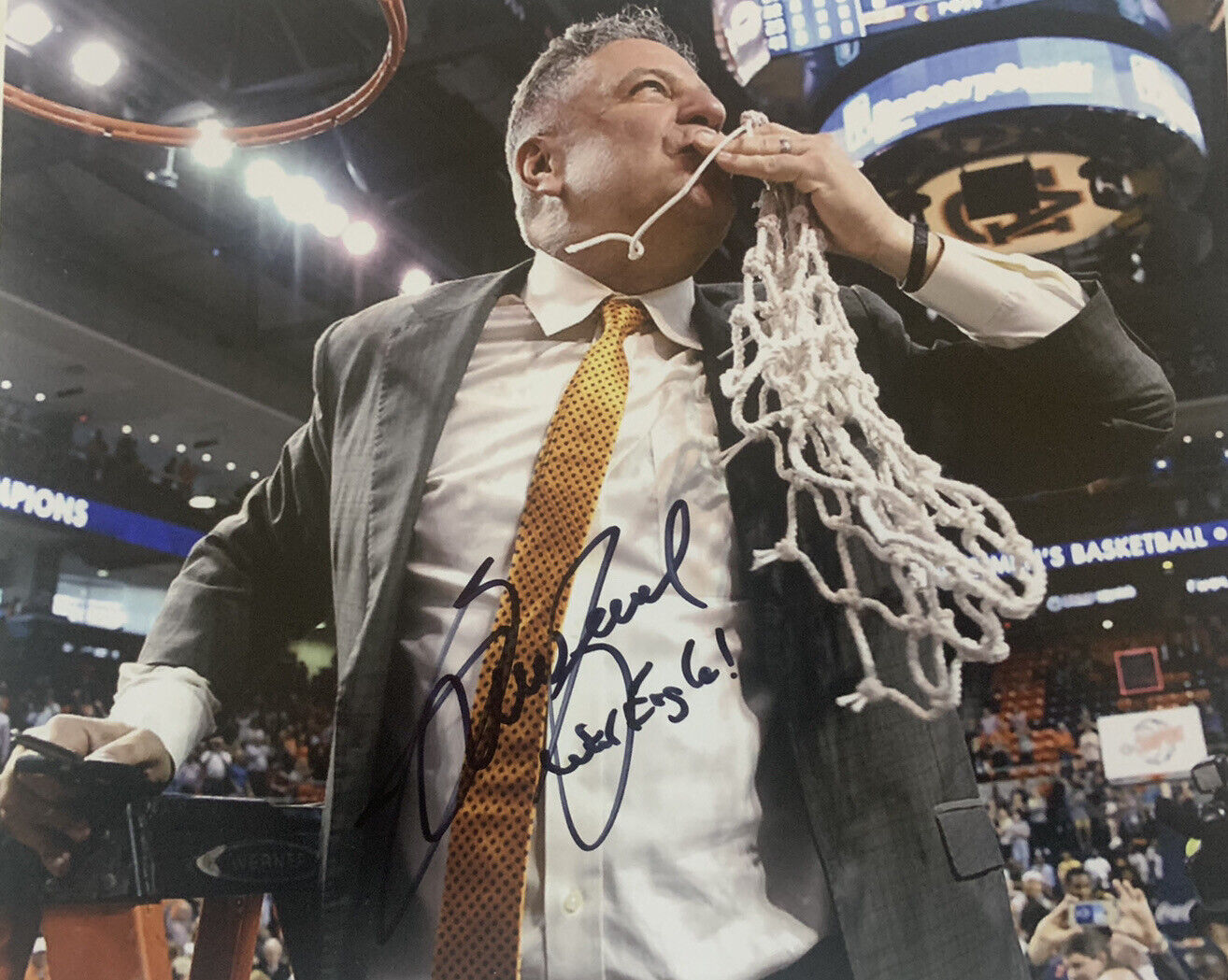 BRUCE PEARL HAND SIGNED 8x10 Photo Poster painting AUTOGRAPHED AUBURN TIGERS BASKETBALL COACH