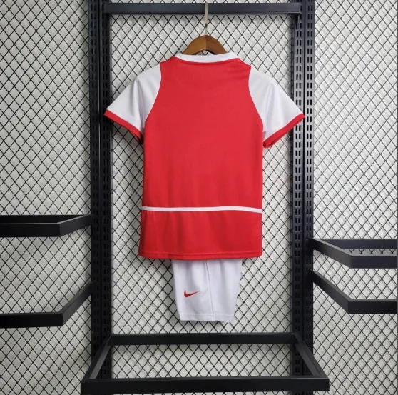 Retro 02/04 Arsenal Home  Kids Kit Football Jersey Thai Quality