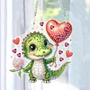 >SALE<5D DIY Diamond Painting Dots Pendant Cute for Garden Window Decor (Crocodile)
