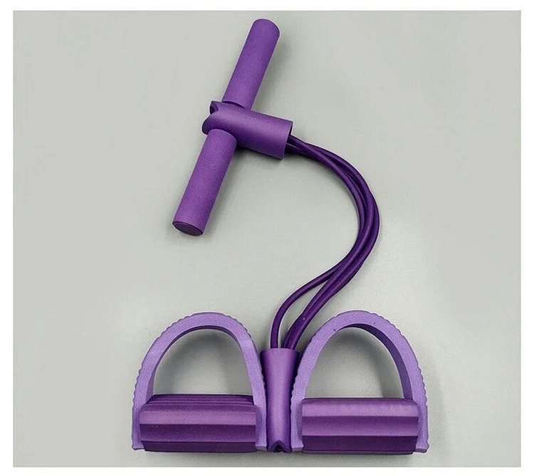 🔥Last Day Promotion 49% OFF💪21 Fitness Resistance Bands-4 Tube Pedal Ankle Puller 