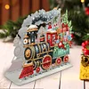 Acrylic Double Sided Christmas 5D DIY Diamond Art Paper Towel Storage Rack Napkin Holder Kit