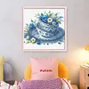Blue And White Porcelain-Tea Set-14CT Stamped Cross Stitch 40*40cm/15.75*15.75in
