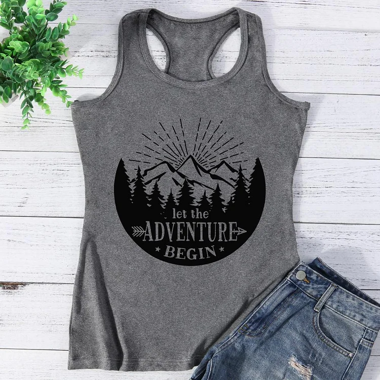 Let the adventure begin Vest Top-Annaletters