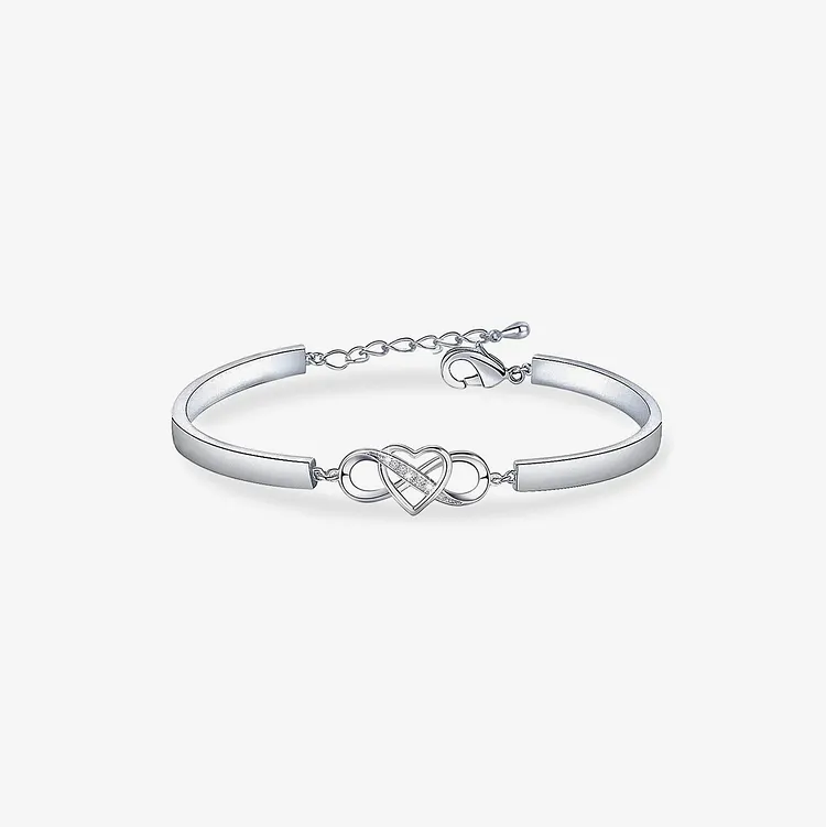 For Daughter - I'm Always With You Infinity Heart Bracelet