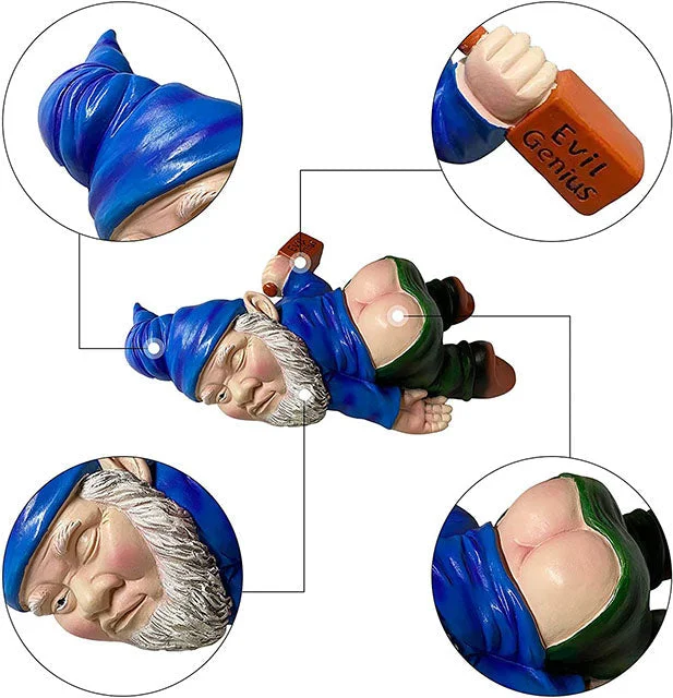 Drunk Garden Gnomes Statue