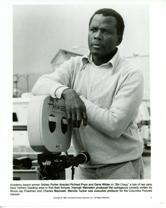 Sidney Poitier Stir Crazy Original Press 8X10 Photo Poster painting