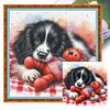 Dog And Bear-11CT Stamped/Counted Cross Stitch 40*40cm/15.75*15.75in tapestrymarket