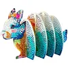 Blue Rabbit 5D DIY Tiermuster Diamantmaler-Untersetzer mit Halter