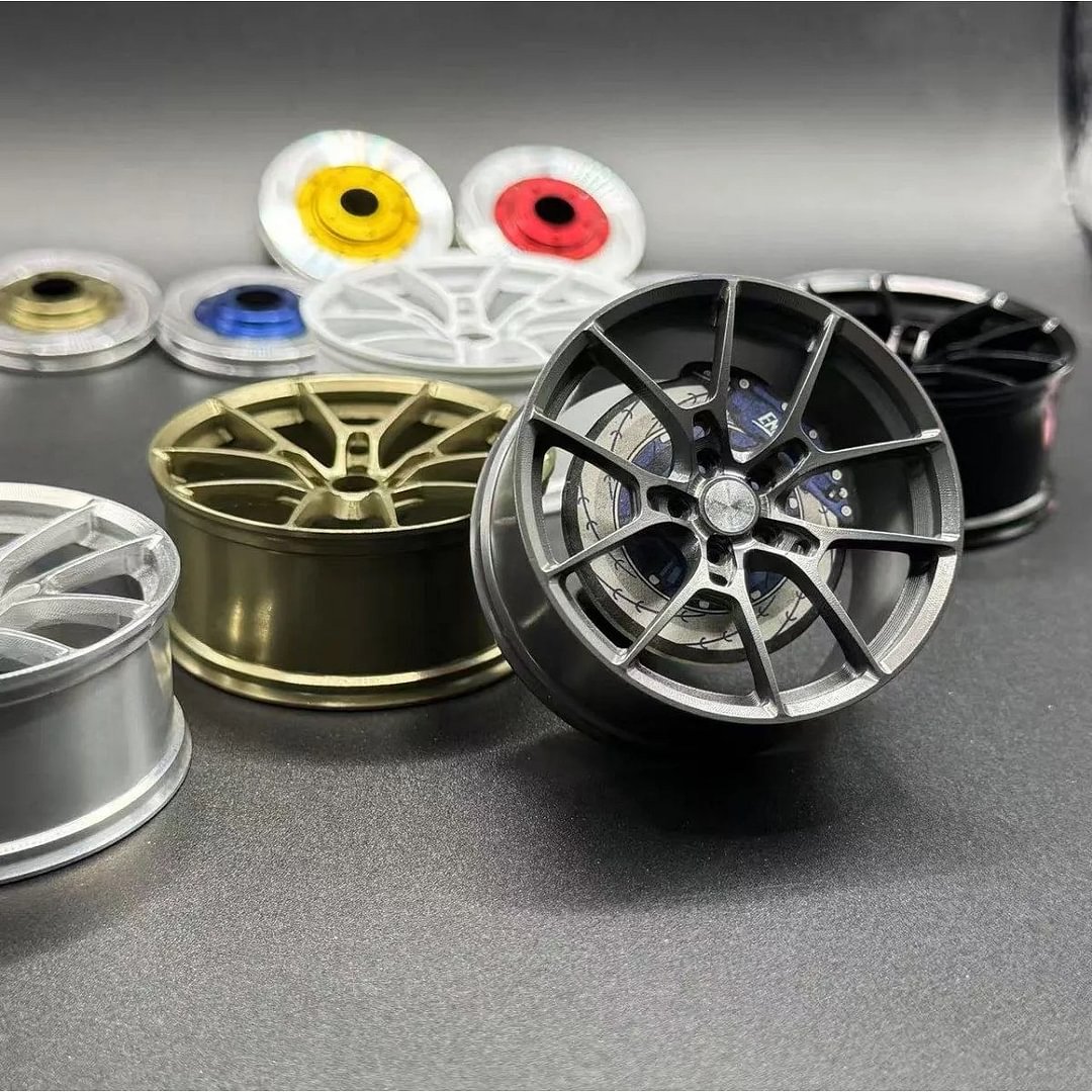 Car-mounted forged aluminum alloy wheel-shaped air freshener (car logo can be customized)