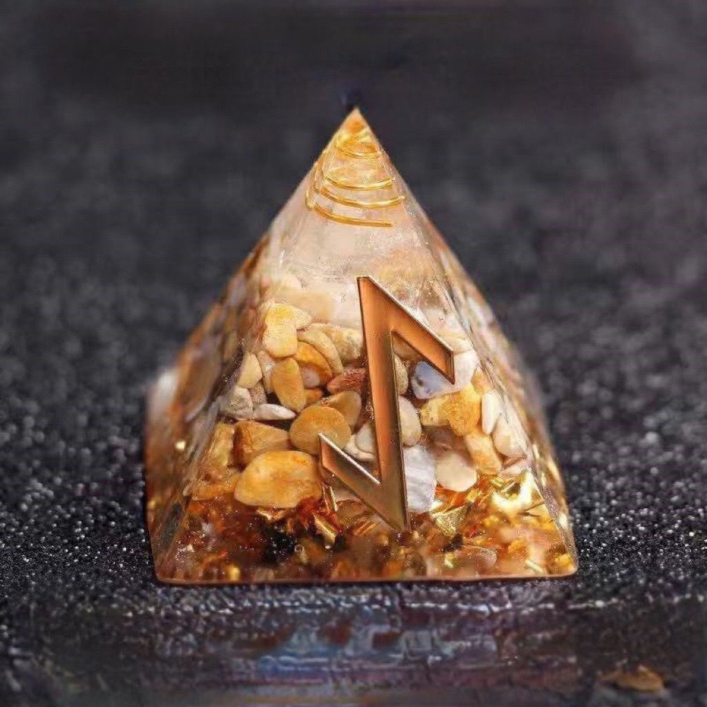 Otherworld Rune Pyramid: Explore the Mysterious Energy of ᛇ - Eihwaz