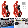 2pcs Shovel Holder Clamp Wall Mount Kit Quick Release Shovel Mount for Roof Rack